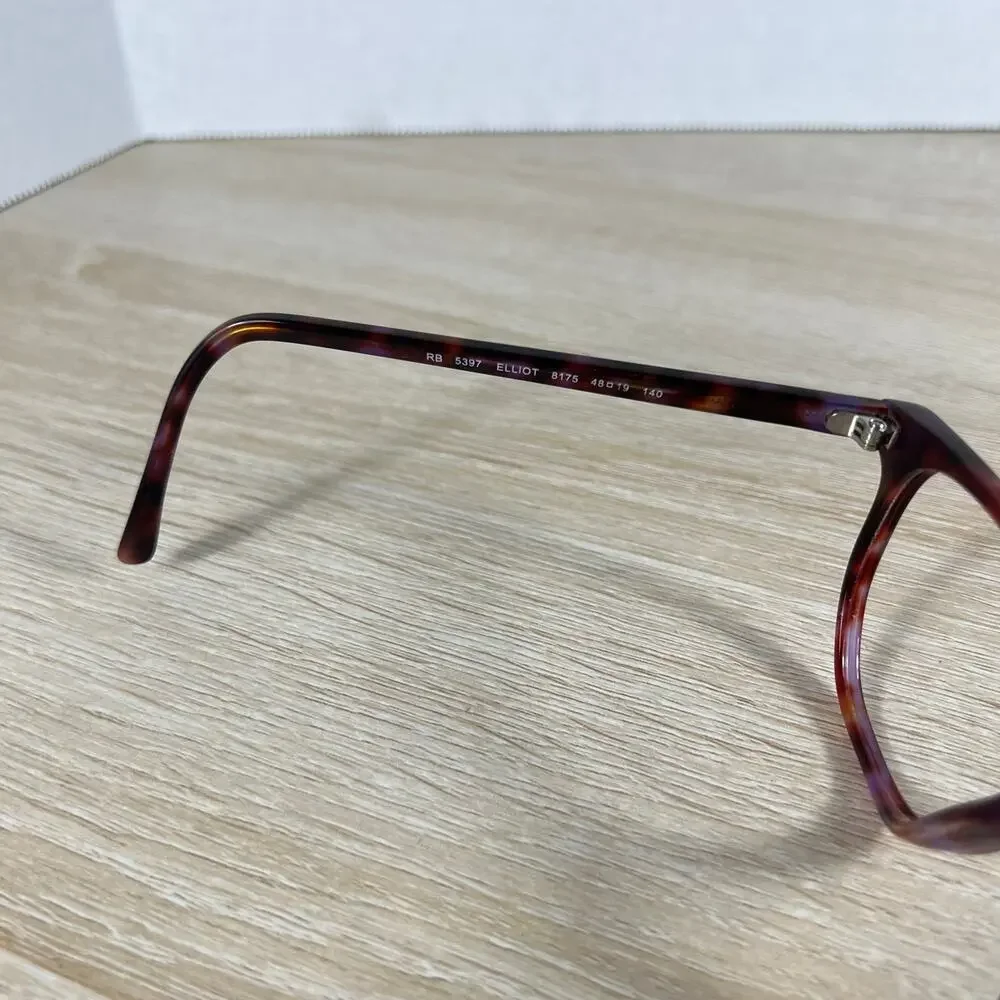 Ray-Ban RB5397 Elliot 8175 Brown Violet Eyeglasses 48-19 140 Frames Only